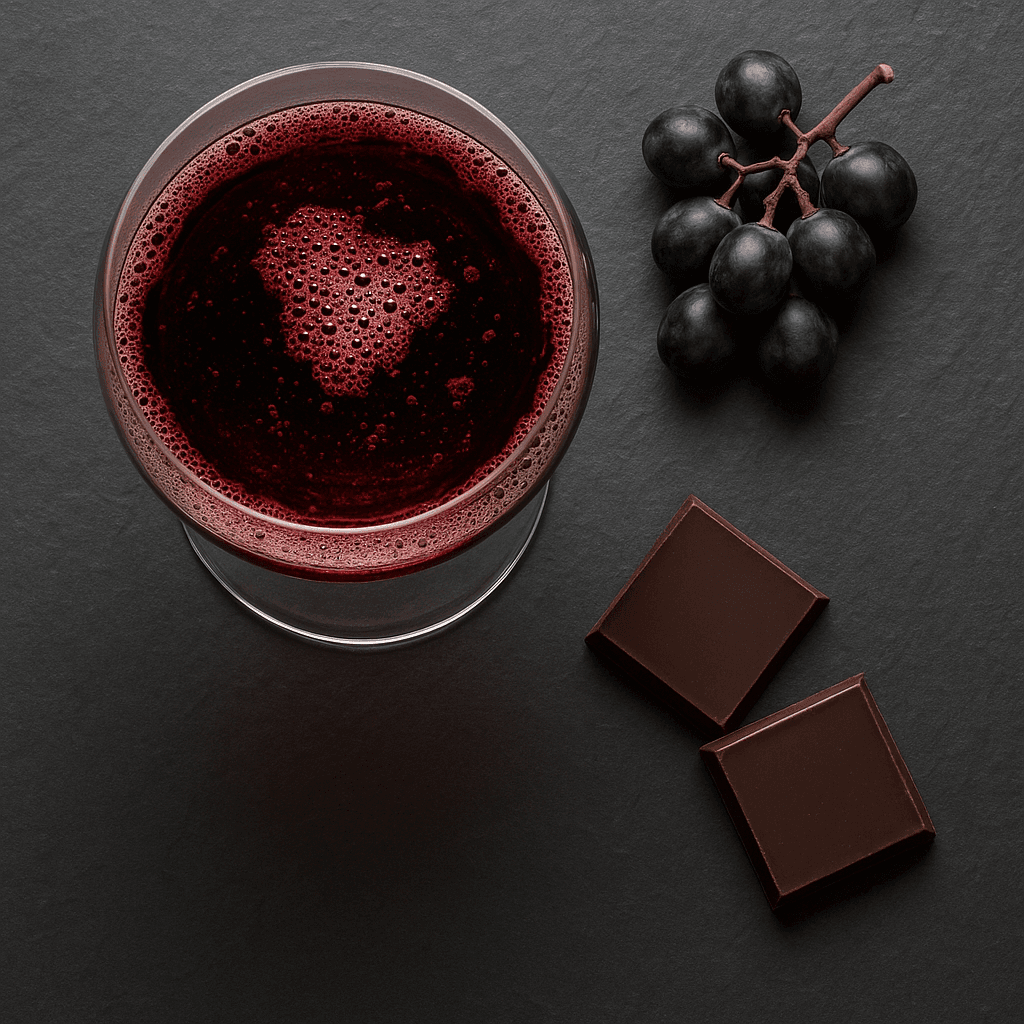 Sparkling red wine