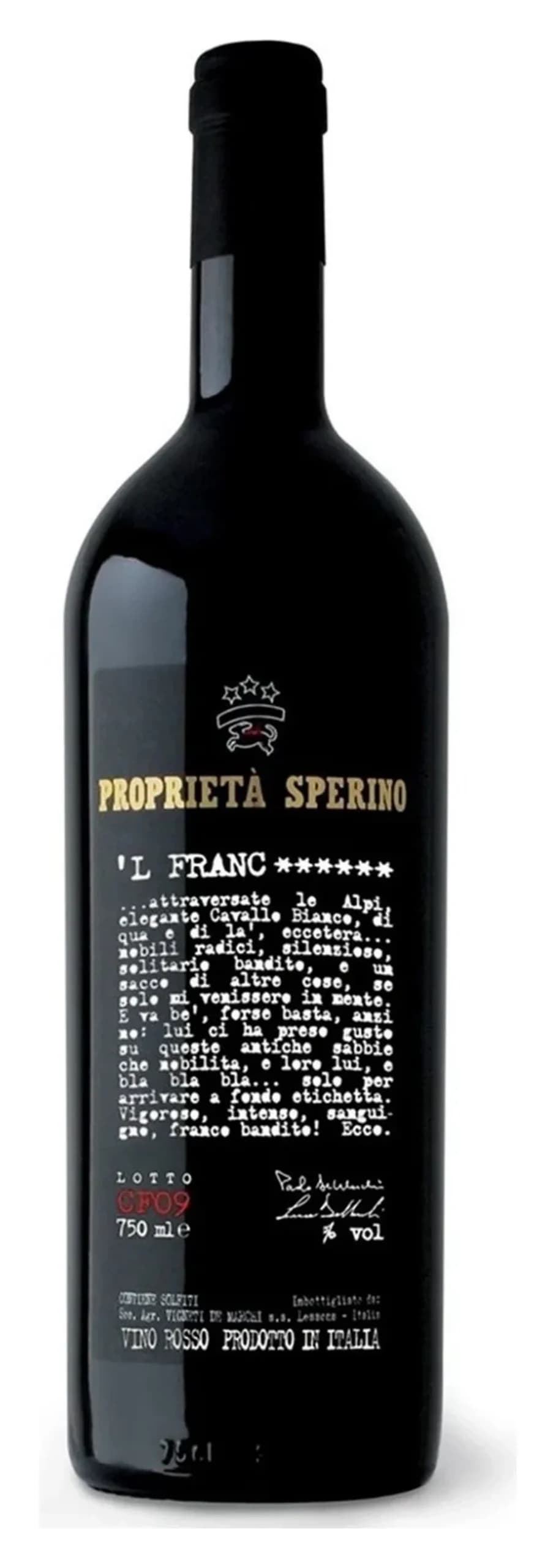 L Franc ******, Proprietà Sperino