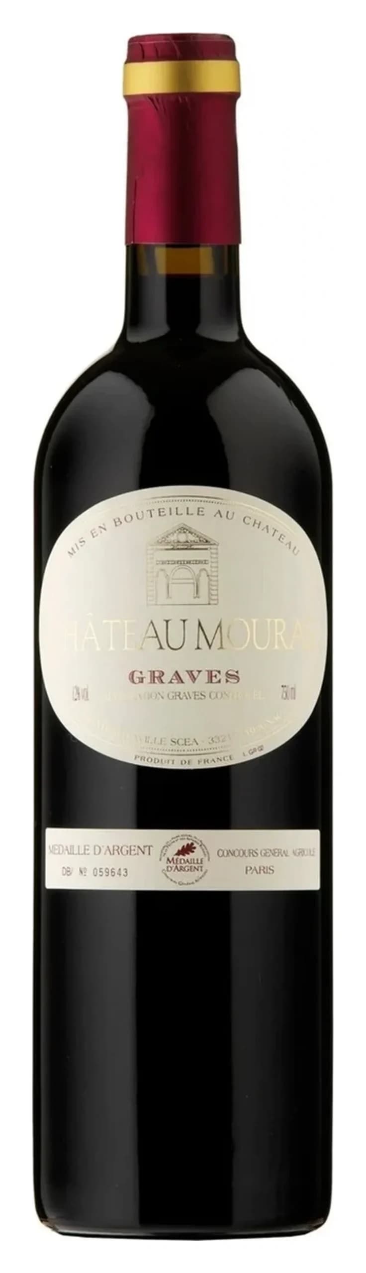 2022 Graves, Château Mouras — Bordeaux Blend Red Graves, France wine