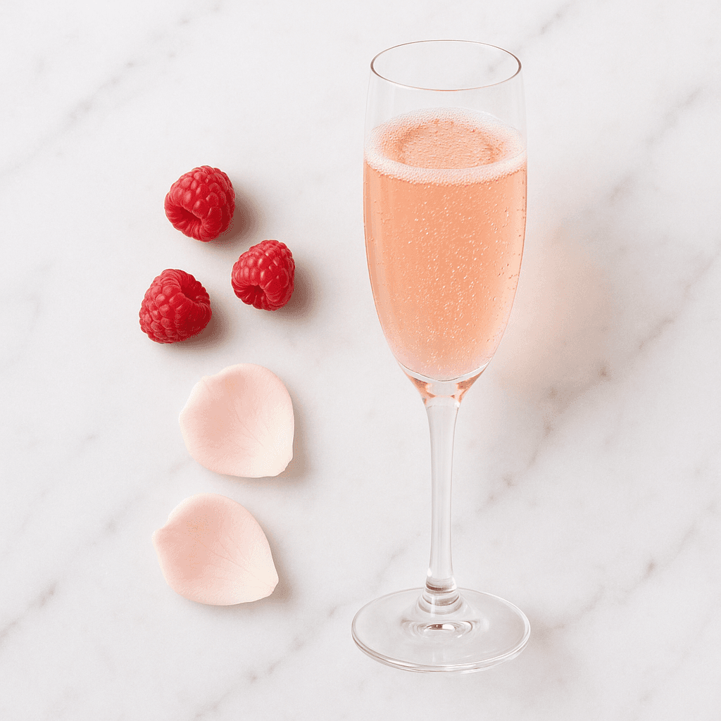 Sparkling rose wine