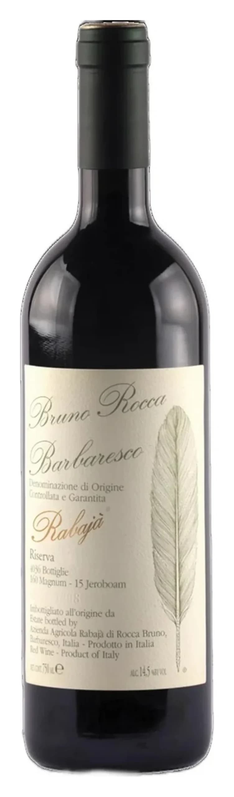 Barbaresco Riserva Rabajà, Bruno Rocca