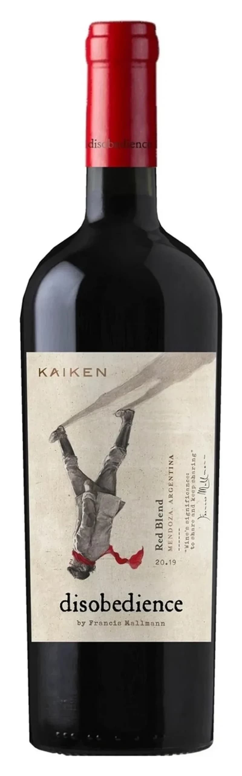 Disobedience by Francis Mallmann Red Blend, Kaiken