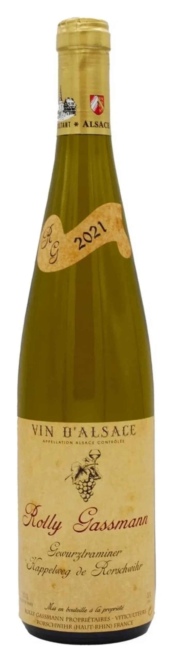 Kappelweg de Rorschwihr Gewurztraminer, Domaine Rolly Gassmann
