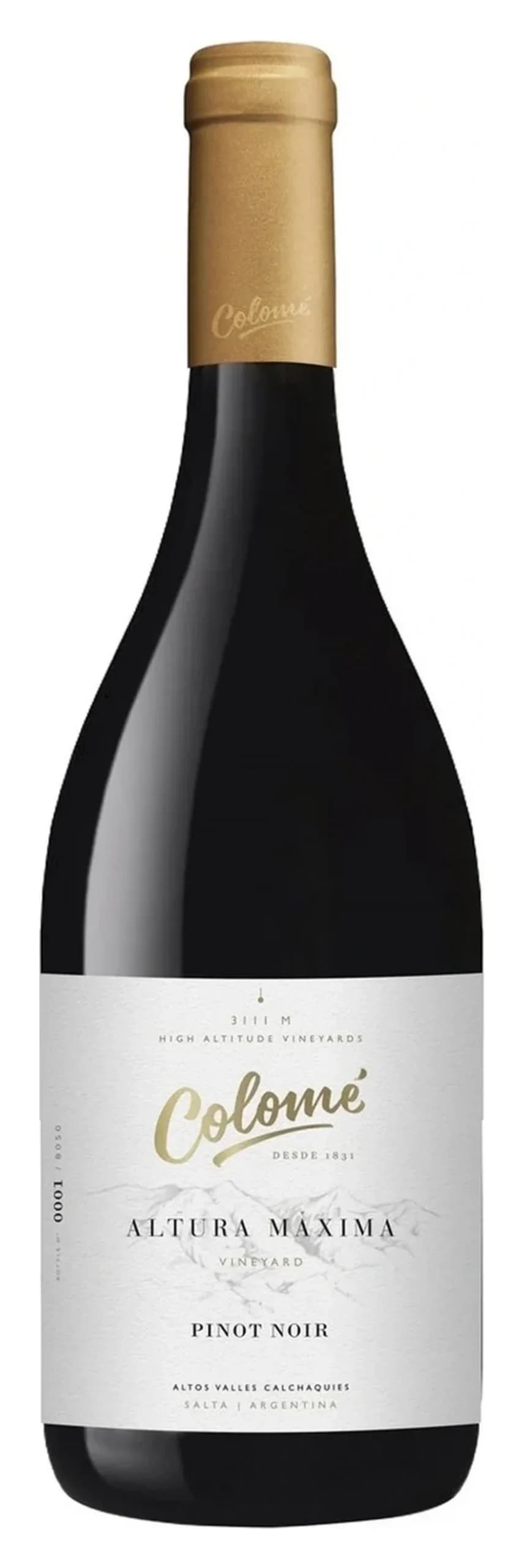 Salta Pinot Noir, Bodega Colomé Altura Máxima