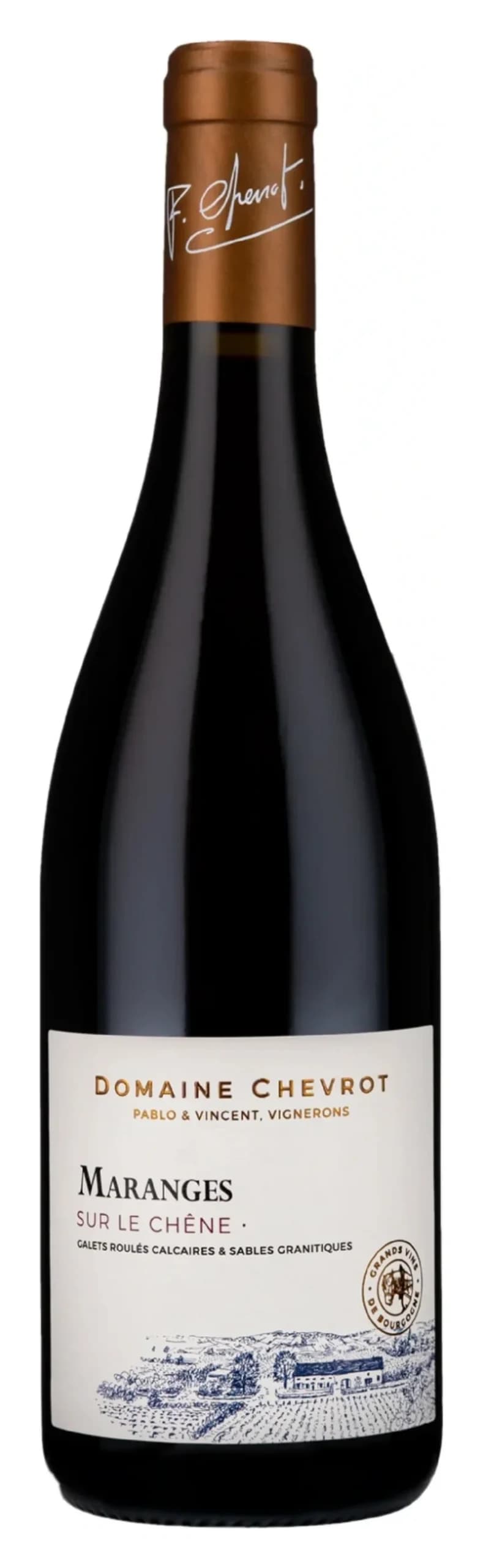 Maranges Rouge Sur le Chêne, Domaine Chevrot