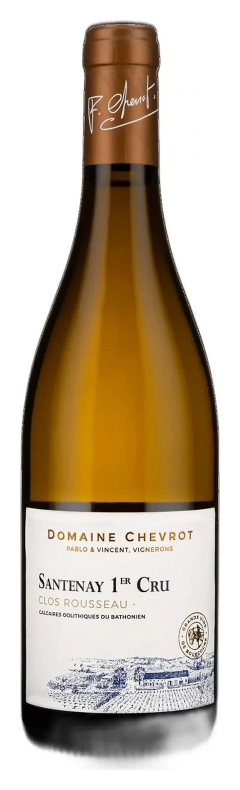 Santenay Blanc 1er Cru Clos Rousseau, Domaine Chevrot