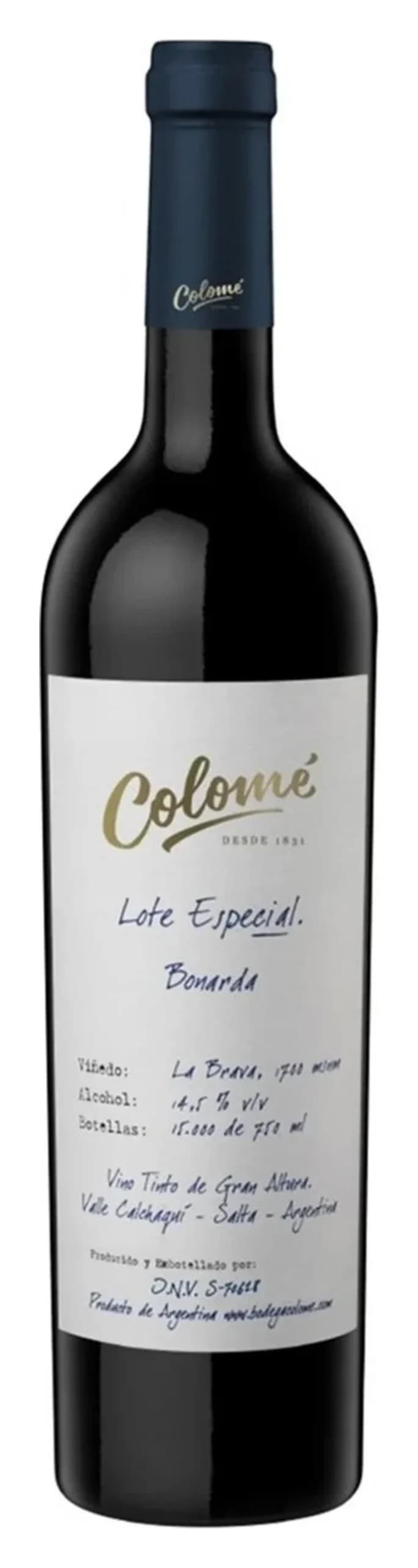 Finca Colomé Salta Bonarda, Bodega Colomé Lote Especial