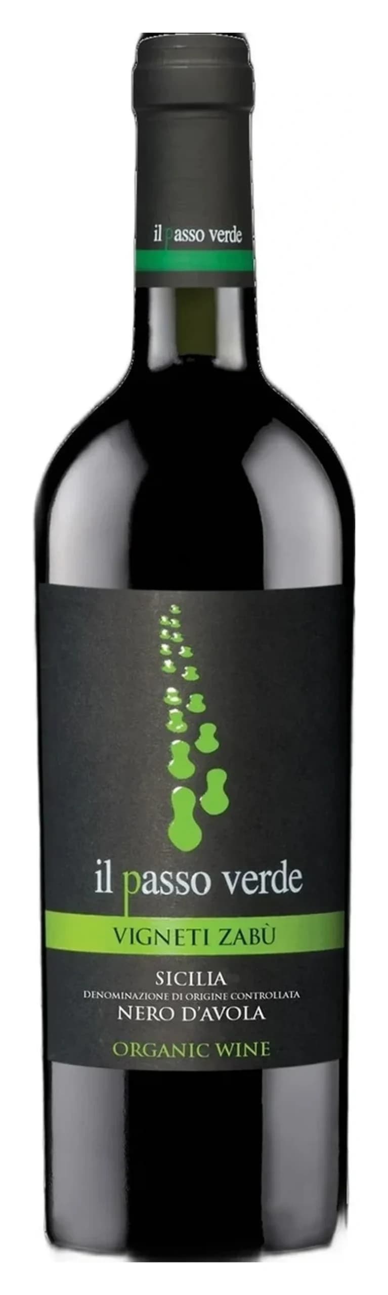 Il Passo Verde Organic Nero d'Avola, Vigneti Zabù