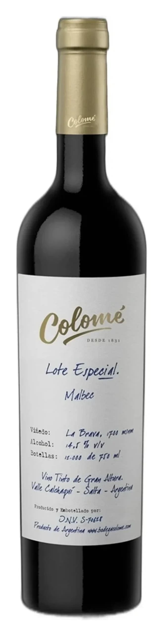 La Brava Malbec, Bodega Colomé Lote Especial