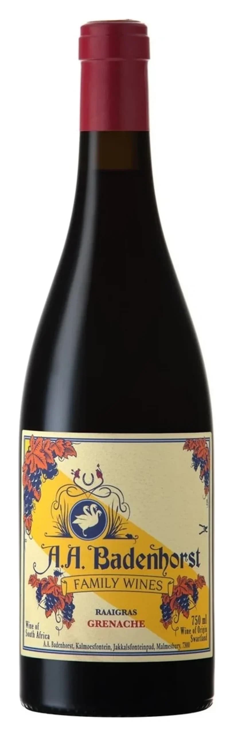 Raaigras Grenache, AA Badenhorst Family Wines