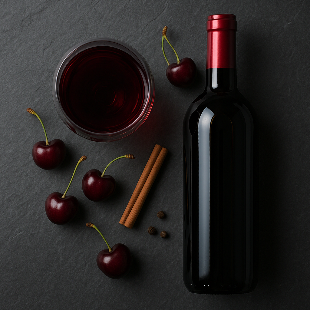 Red Wine terroir artwork in real earth pigments — how to decant wine