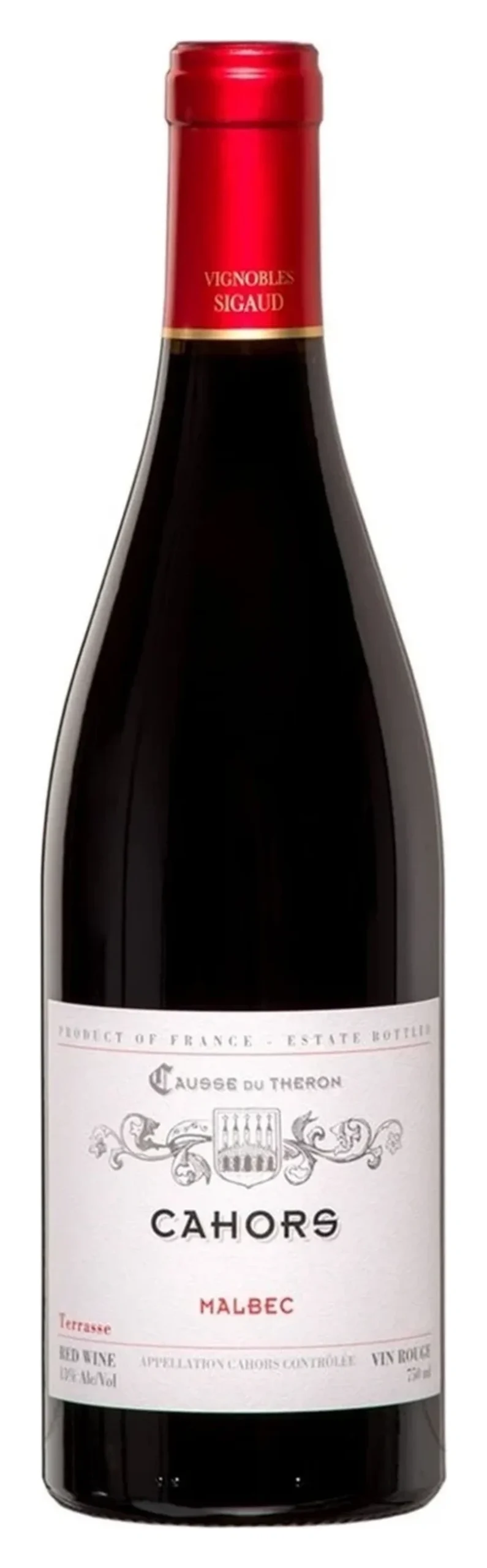 2023 Terrasse Cahors Malbec, Causse du Théron Terrasse